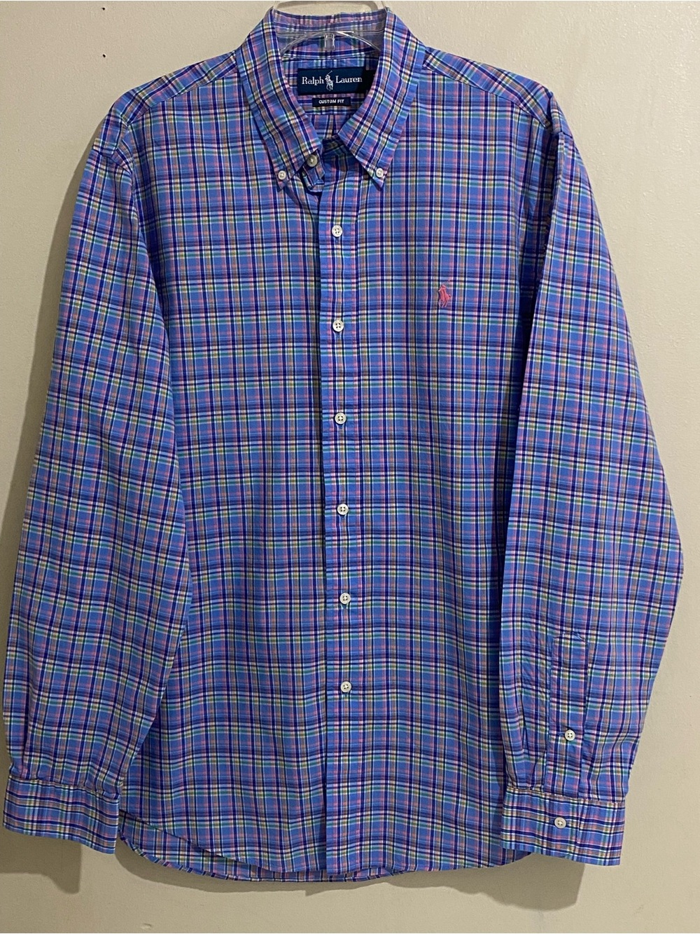 Ralph Lauren Purple & Blue Plaid Button-Down Shirt